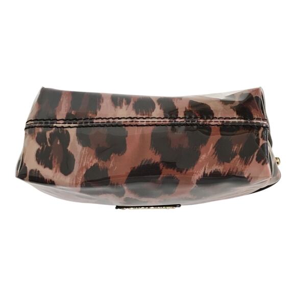 Juicy Couture Cosmetic Makeup Bag Leopard Print Black Brown Size Small NWT - Picture 7 of 14
